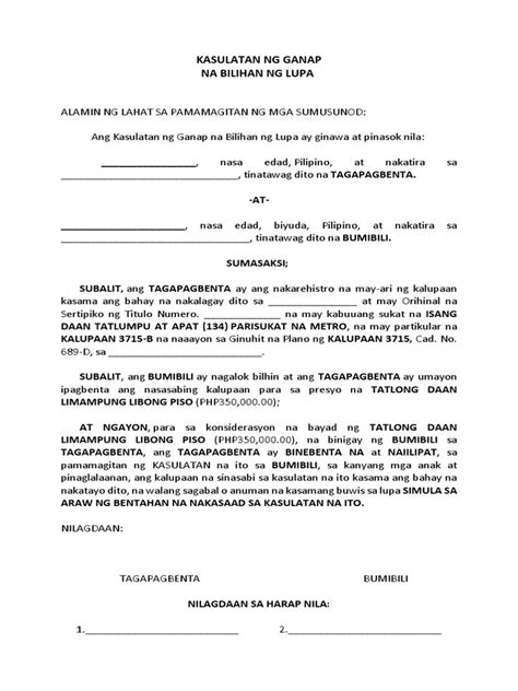 Sale in Tagalog.